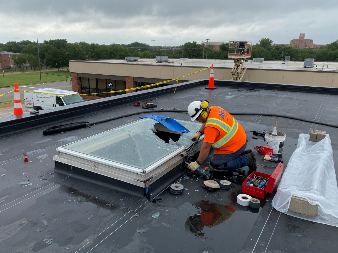 Roofing in Hall Park